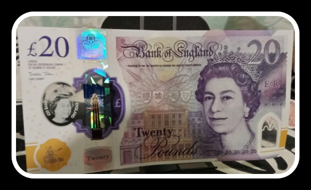 £250 in value, of the finest mixed replica Bank of England polymer prop notes on the market