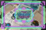 THC Dream Seeds Logo with Detailed Leaf Lines